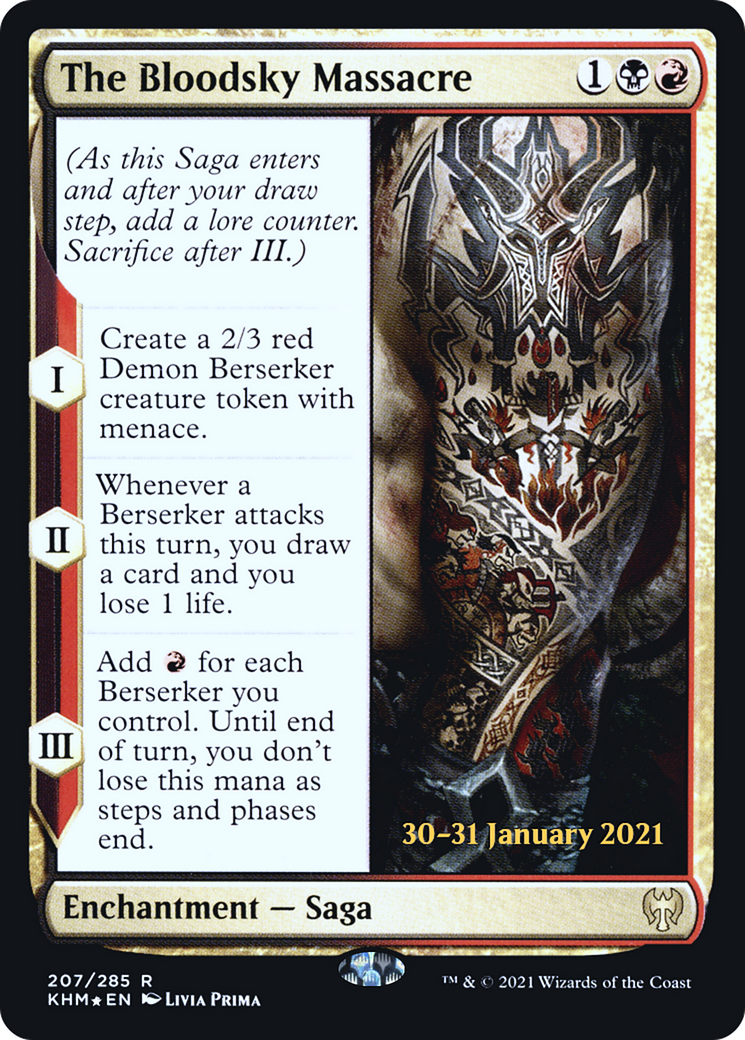 The Bloodsky Massacre [Kaldheim Prerelease Promos]