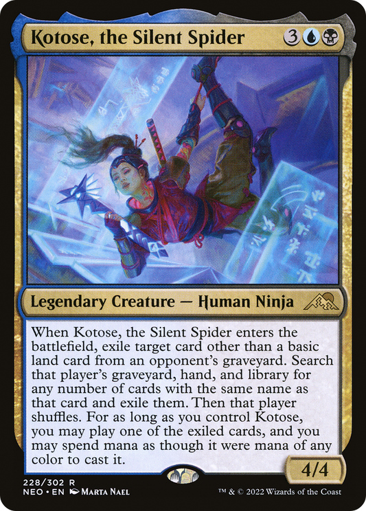 Kotose, the Silent Spider [Kamigawa: Neon Dynasty]