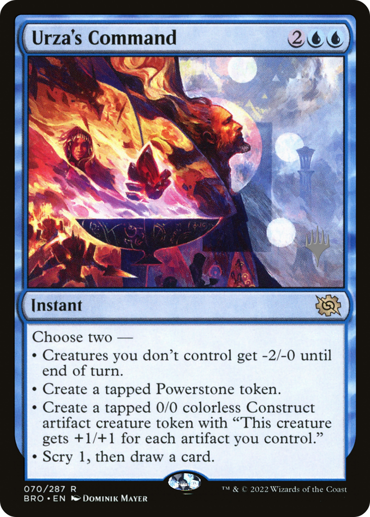 Urza's Command (Promo Pack) [The Brothers' War Promos] | Silver Goblin