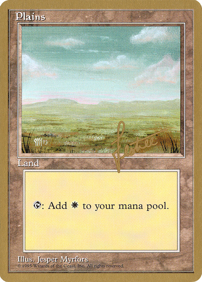 Plains (bl364) (Bertrand Lestree) [Pro Tour Collector Set] | Silver Goblin