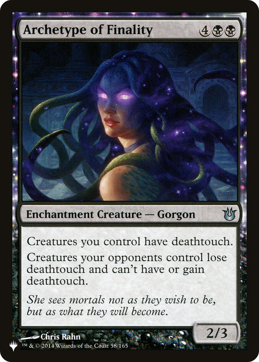 Archetype of Finality: (enchantment) (BNG-58)