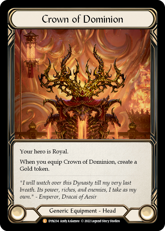 Crown of Dominion Cold Foil (DYN234) - Dynasty