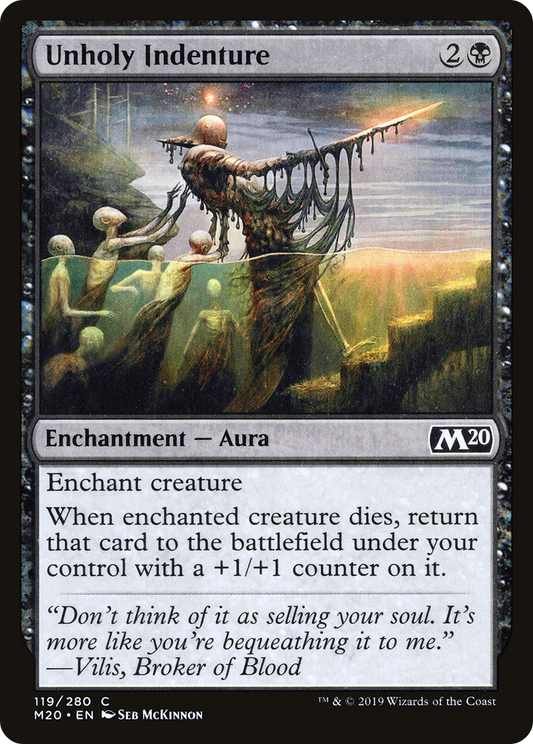 Unholy Indenture [Core Set 2020] Foil