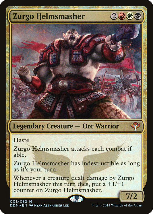 Zurgo Helmsmasher [Duel Decks: Speed vs. Cunning] Foil