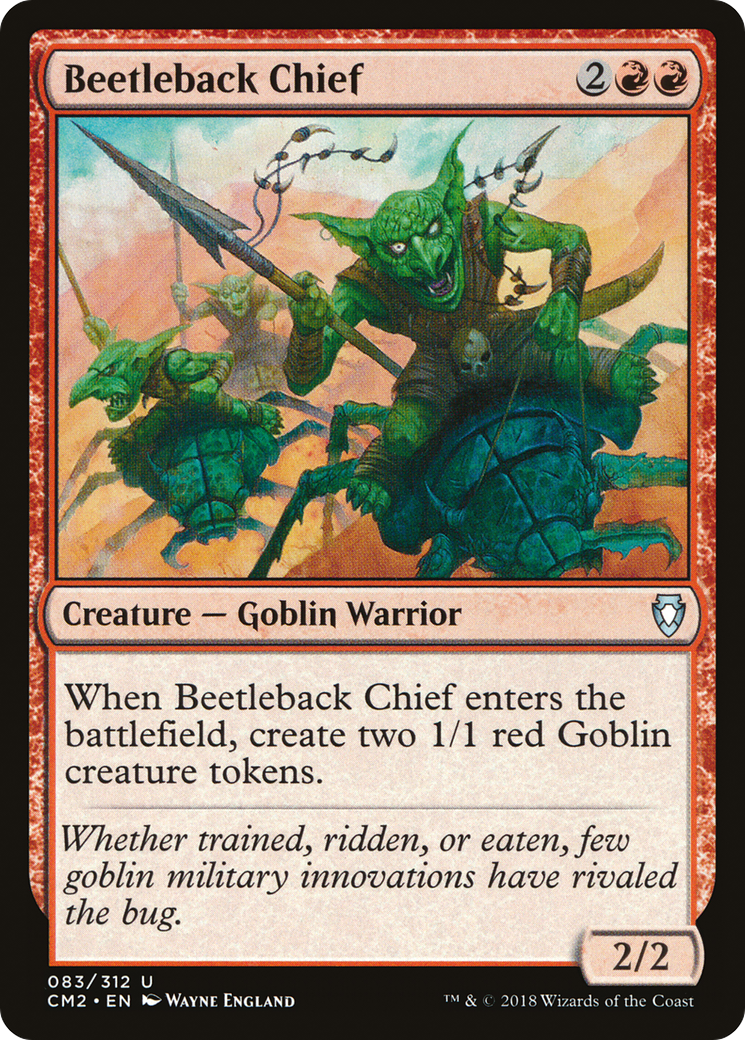 Beetleback Chief [Commander Anthology Volume II] | Silver Goblin