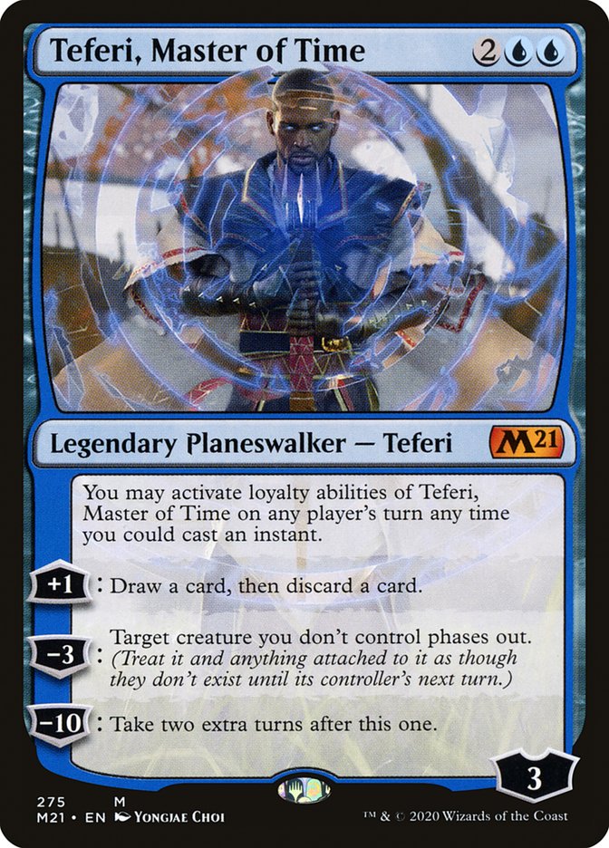 Teferi, Master of Time (275) [Core Set 2021] | Silver Goblin