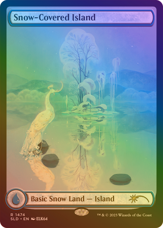 Snow-Covered Island (1474) (Rainbow Foil) [Secret Lair Drop Series]