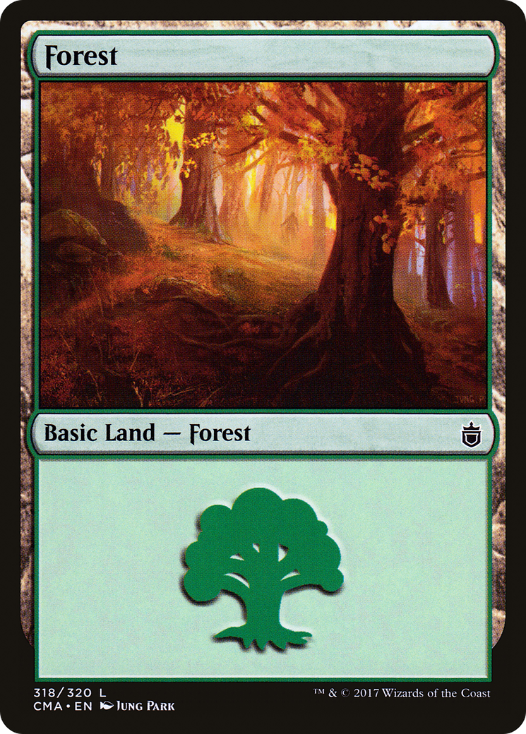 Forest (318) [Commander Anthology] | Silver Goblin