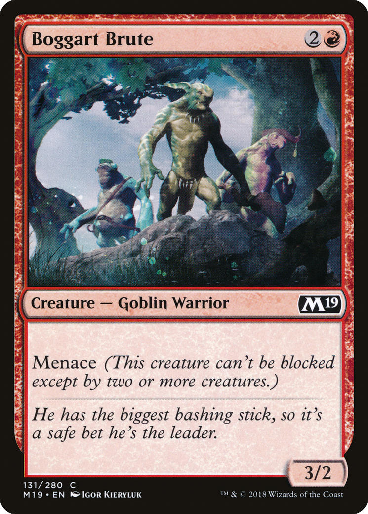 Boggart Brute [Core Set 2019] | Silver Goblin