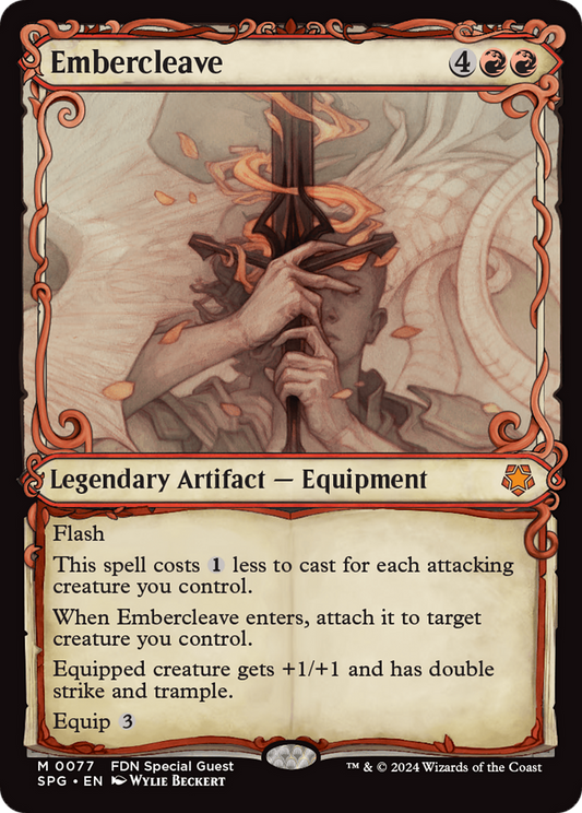 Embercleave (Showcase) [Foundations Special Guests] Foil