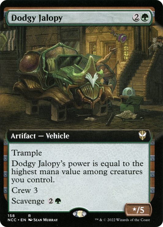 Dodgy Jalopy (Extended Art) [Streets of New Capenna Commander]
