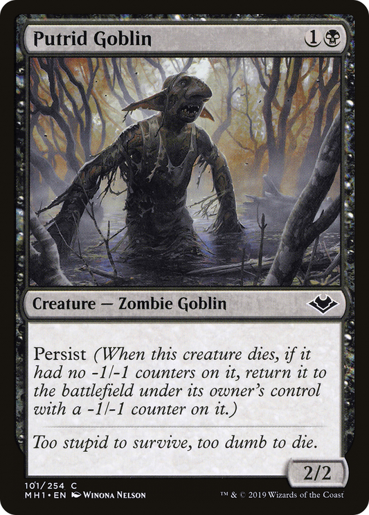 Putrid Goblin [Modern Horizons] Foil