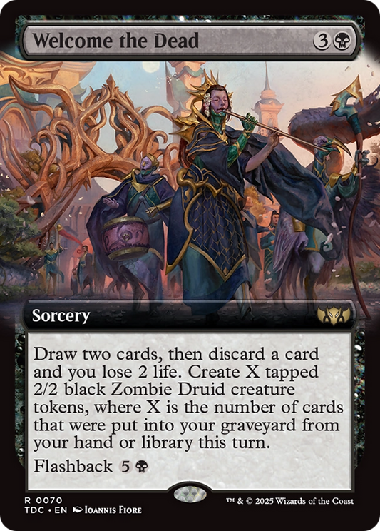 Welcome the Dead (Extended Art) (070) - Commander: Tarkir: Dragonstorm
