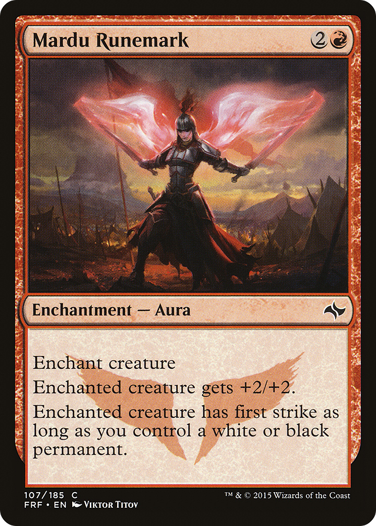 Mardu Runemark [Fate Reforged] Foil