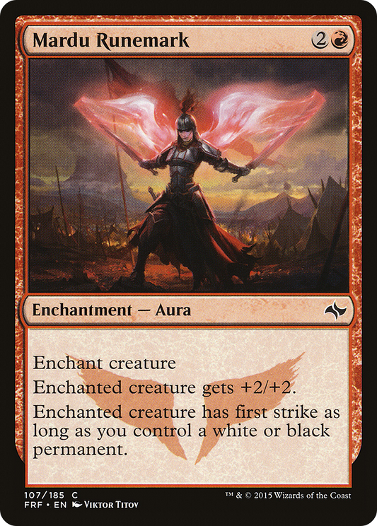 Mardu Runemark [Fate Reforged] Foil