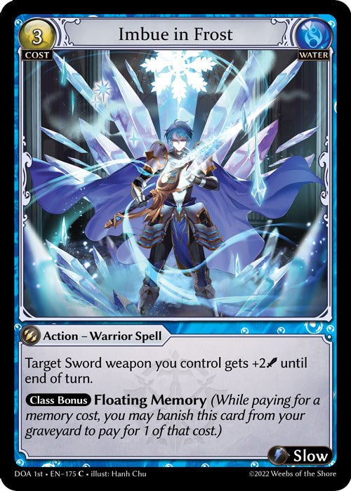 Imbue in Frost (175) [Dawn of Ashes: 1st Edition] Foil