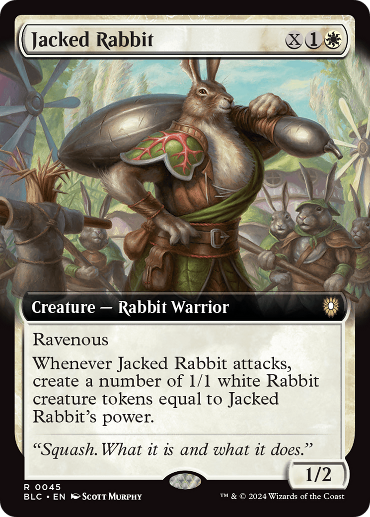 Jacked Rabbit (Extended Art) [Bloomburrow Commander] | Silver Goblin