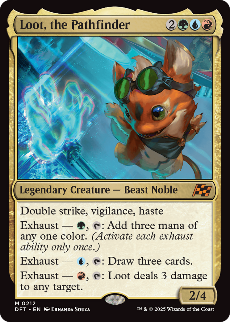 Loot, the Pathfinder Foil (212) - Aetherdrift