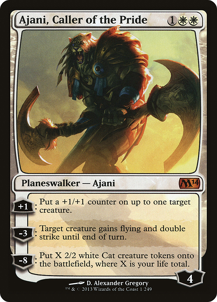 Ajani, Caller of the Pride [Magic 2014] | Silver Goblin