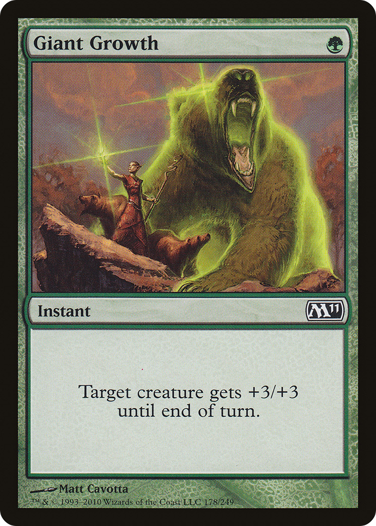 Giant Growth [Magic 2011] | Silver Goblin