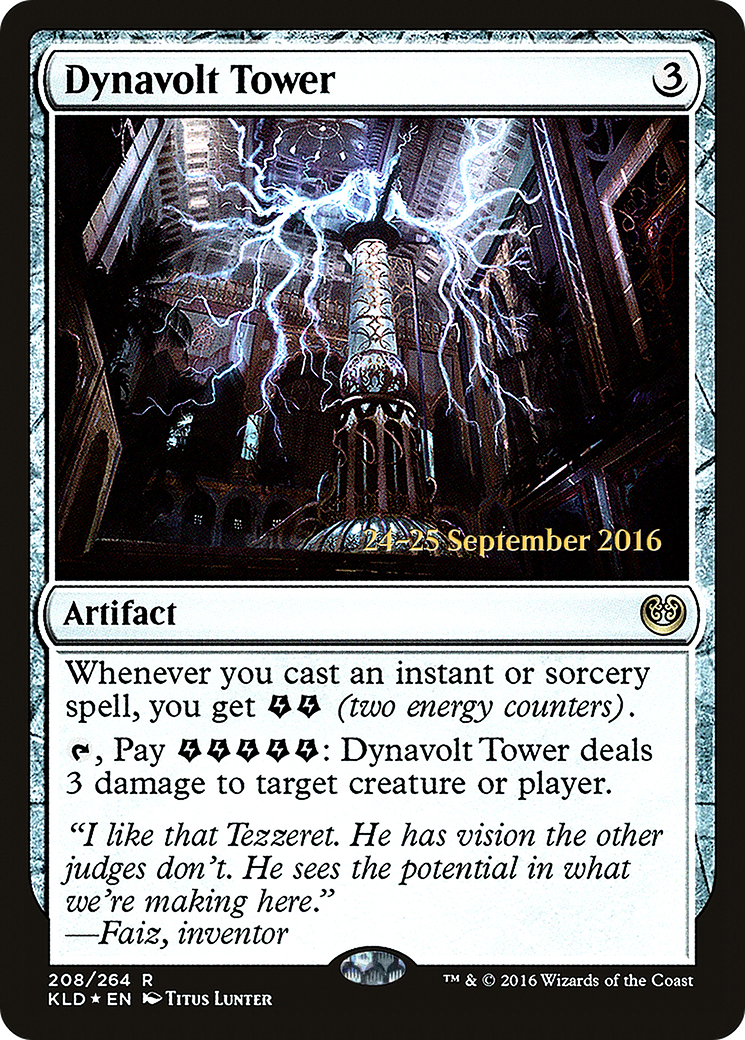 Dynavolt Tower [Kaladesh Prerelease Promos] | Silver Goblin