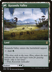 Kazandu Mammoth // Kazandu Valley [Zendikar Rising] | Silver Goblin