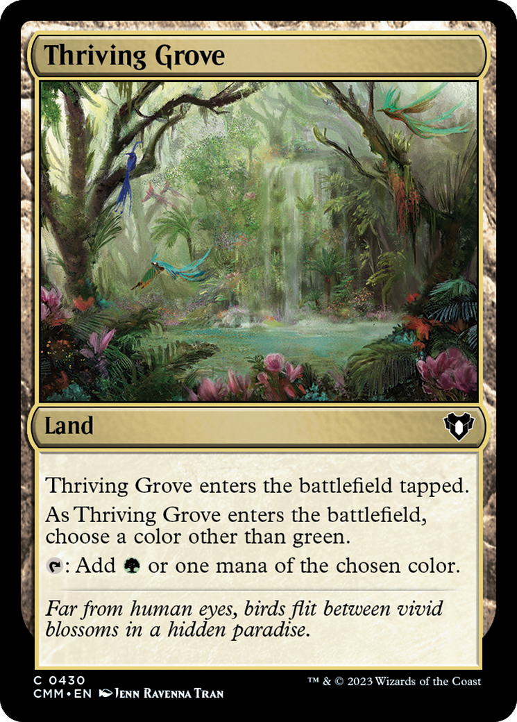 Thriving Grove [Commander Masters] | Silver Goblin