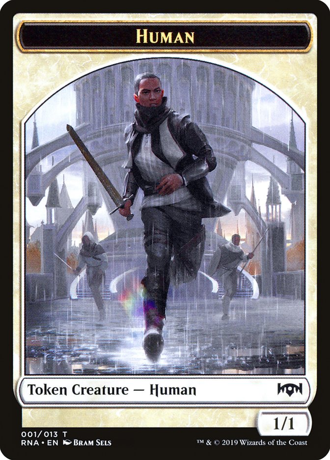 Human Token [Ravnica Allegiance Tokens] | Silver Goblin