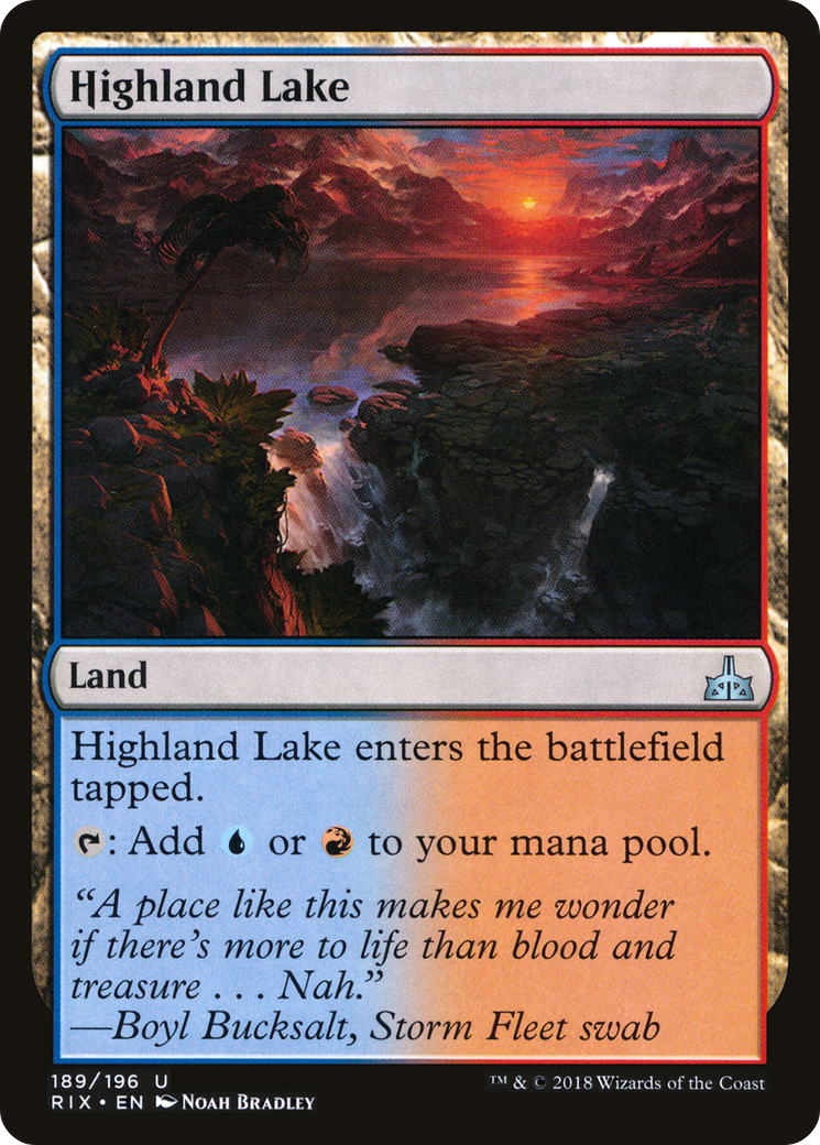 Highland Lake [Rivals of Ixalan] | Silver Goblin