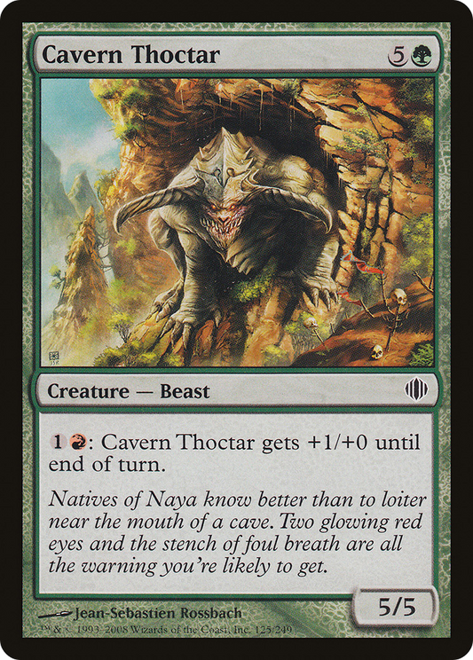 Cavern Thoctar [Shards of Alara] Foil