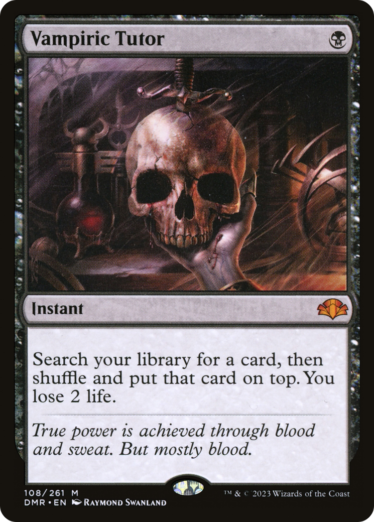 Vampiric Tutor [Dominaria Remastered] | Silver Goblin