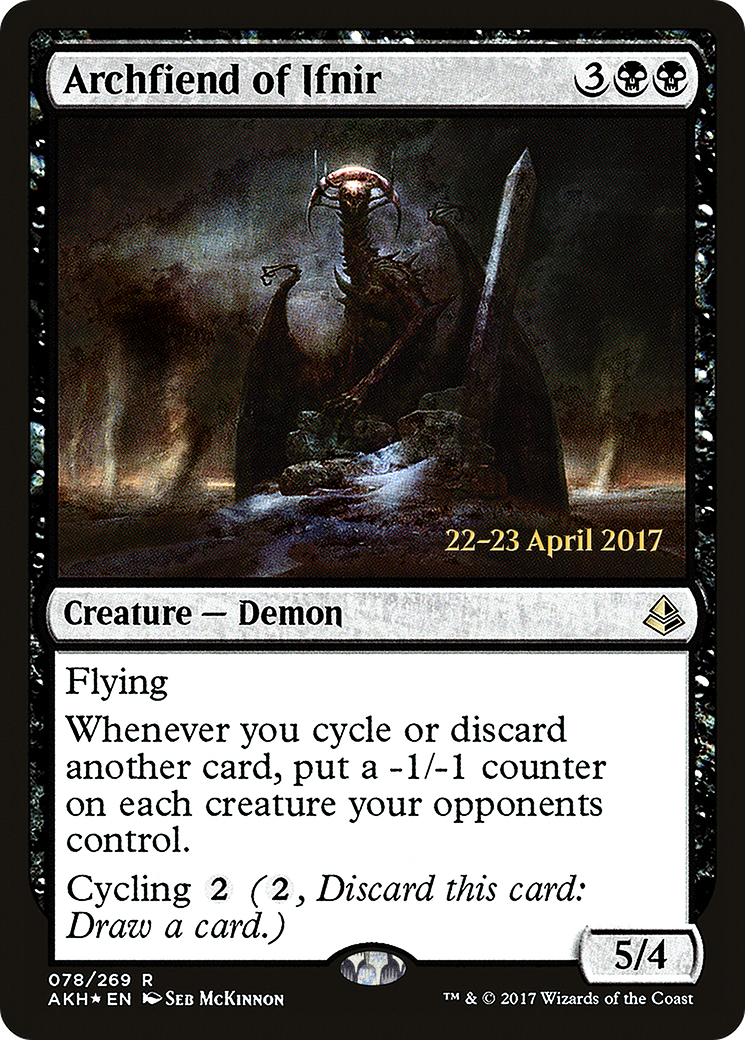 Archfiend of Ifnir [Amonkhet Prerelease Promos] | Silver Goblin