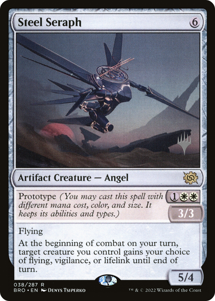 Steel Seraph (Promo Pack) [The Brothers' War Promos] | Silver Goblin