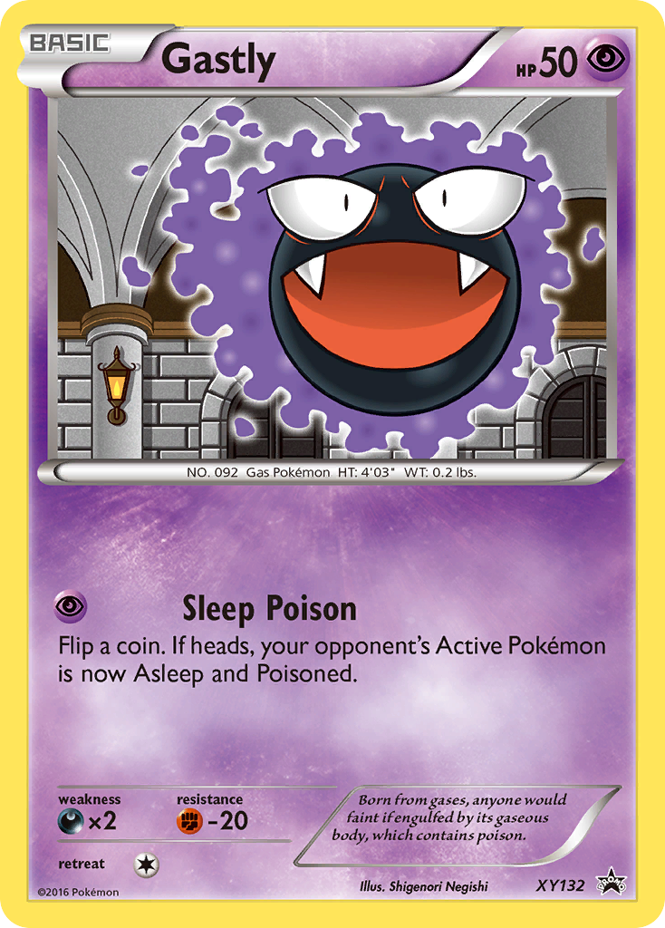 Gastly (XY132) [XY: Black Star Promos] | Silver Goblin