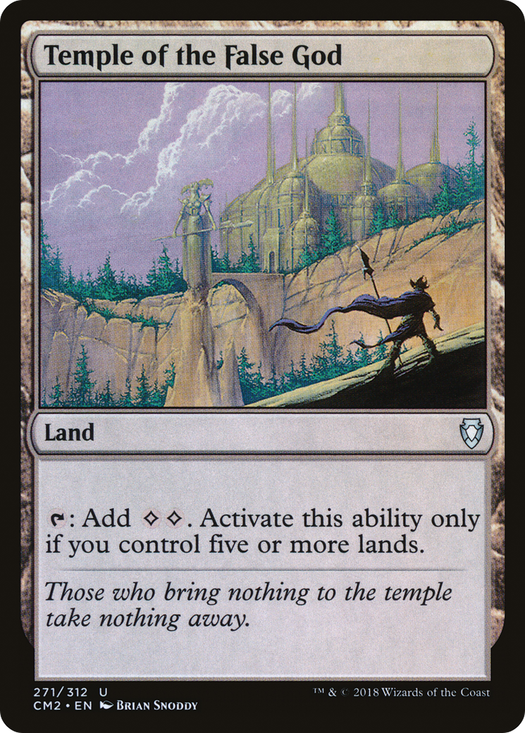 Temple of the False God (271/312) [Commander Anthology Volume II] | Silver Goblin