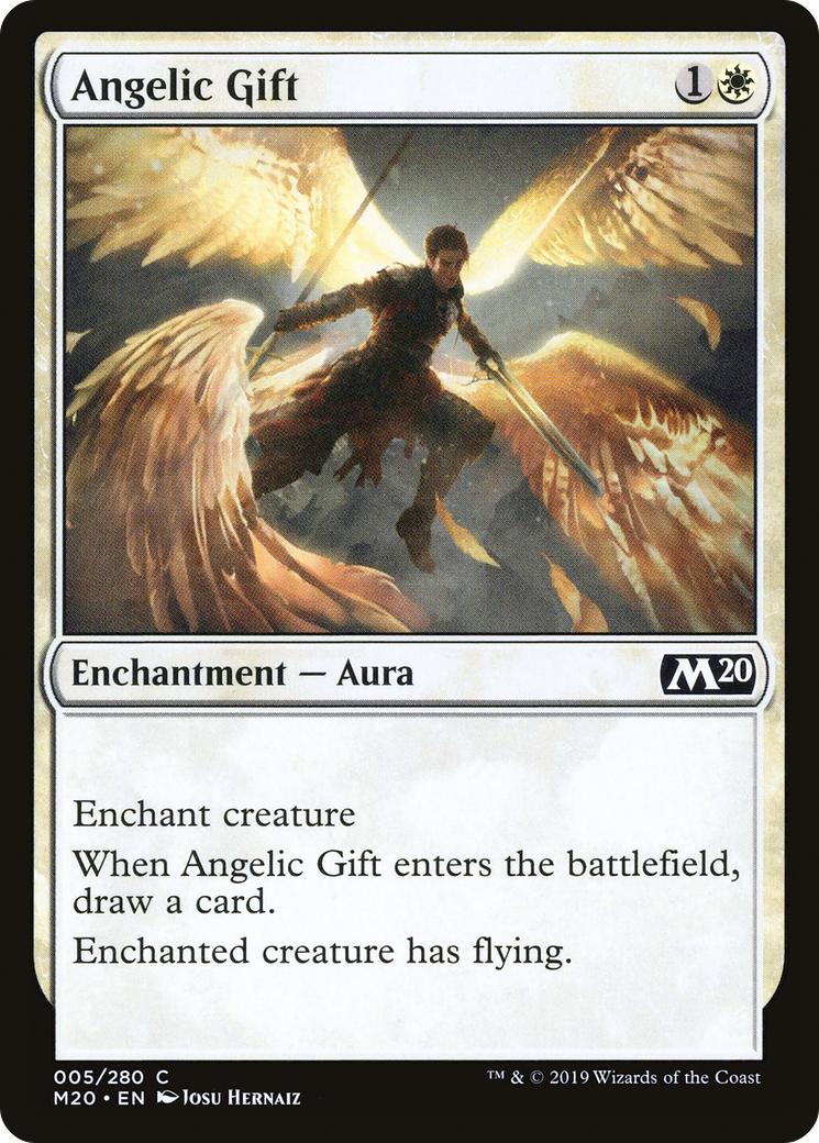 Angelic Gift [Core Set 2020] Foil