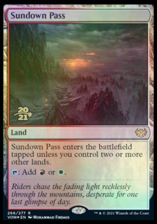 Sundown Pass [Innistrad: Crimson Vow Prerelease Promos] | Silver Goblin