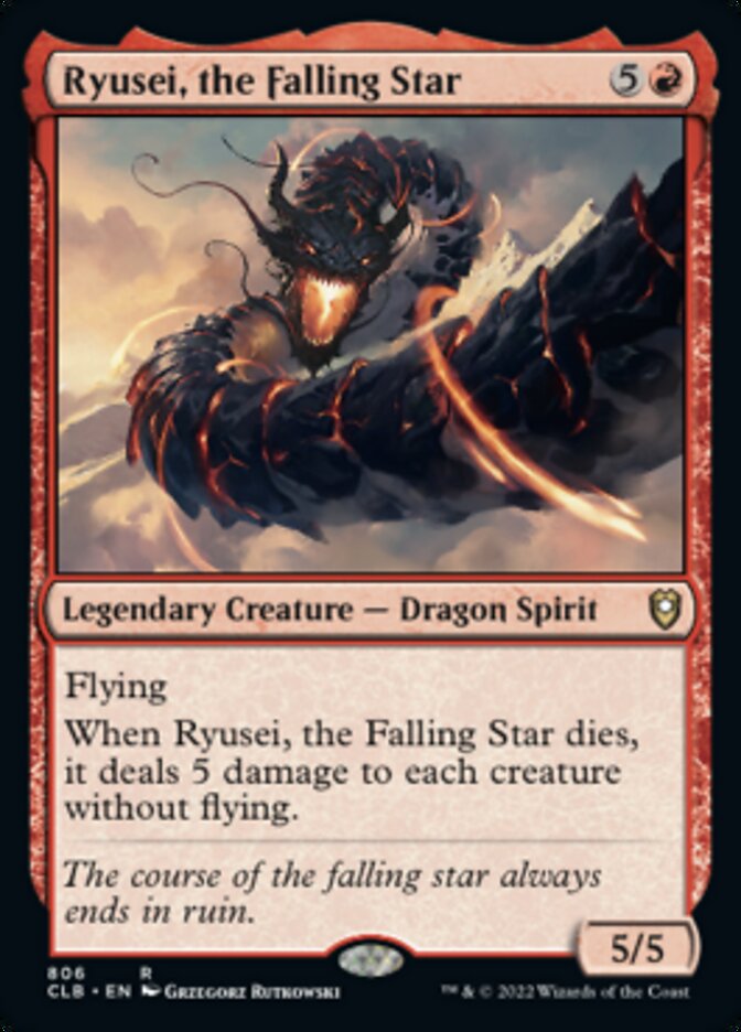 Ryusei, the Falling Star [Commander Legends: Battle for Baldur's Gate] | Silver Goblin