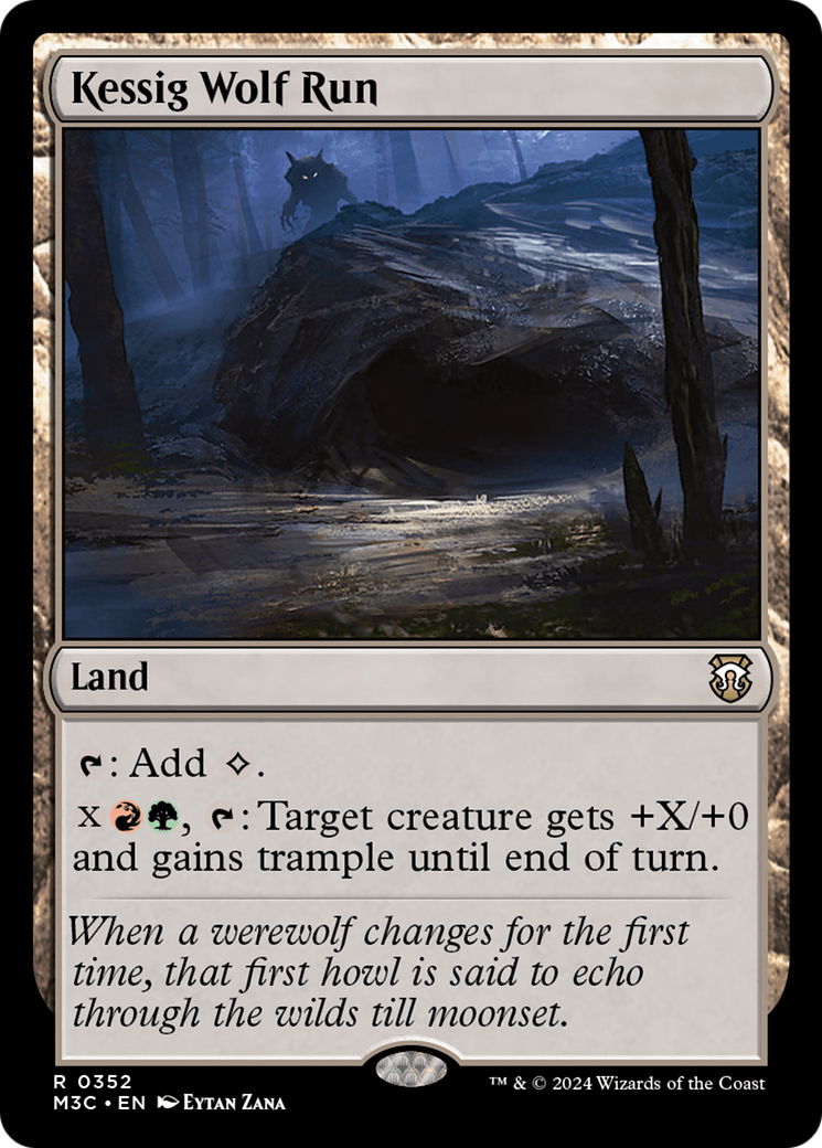 Kessig Wolf Run (Ripple Foil) [Modern Horizons 3 Commander] | Silver Goblin