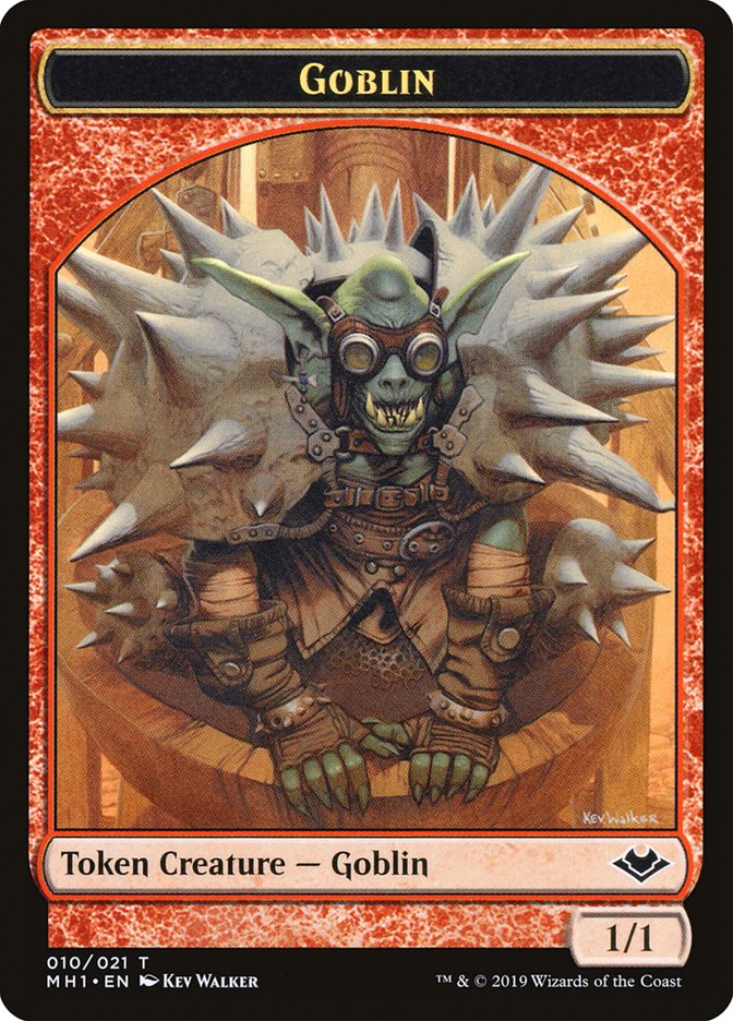 Elemental (009) // Goblin Double-Sided Token [Modern Horizons Tokens] | Silver Goblin