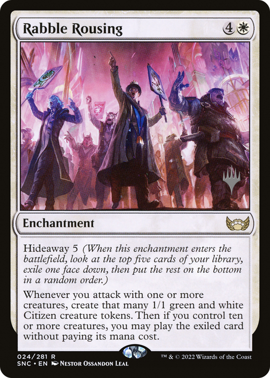 Rabble Rousing (Promo Pack) [Streets of New Capenna Promos] Foil