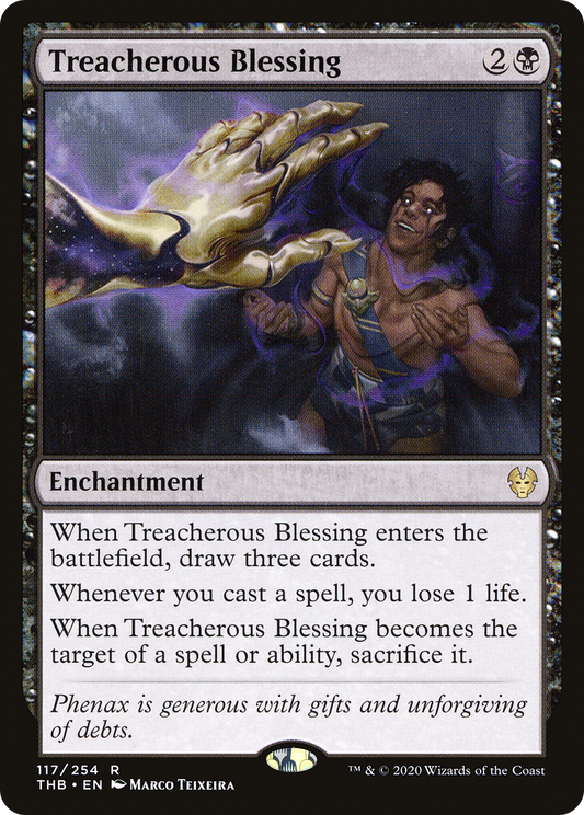 Treacherous Blessing [Theros Beyond Death] Foil