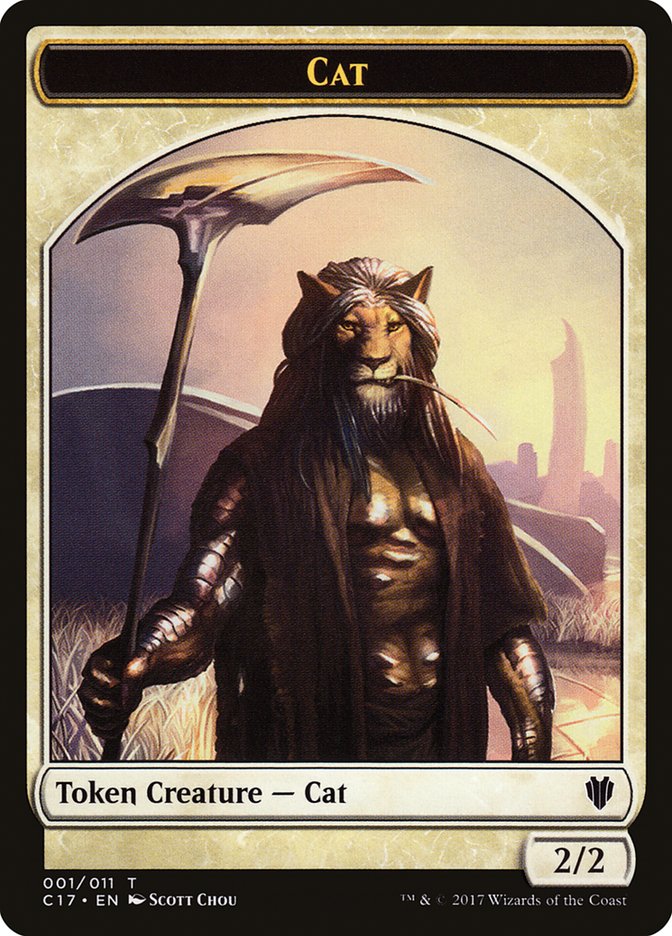 Cat Token [Commander 2017 Tokens] | Silver Goblin