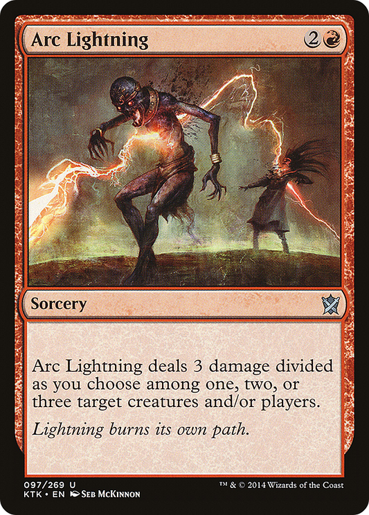 Arc Lightning [Khans of Tarkir] Foil