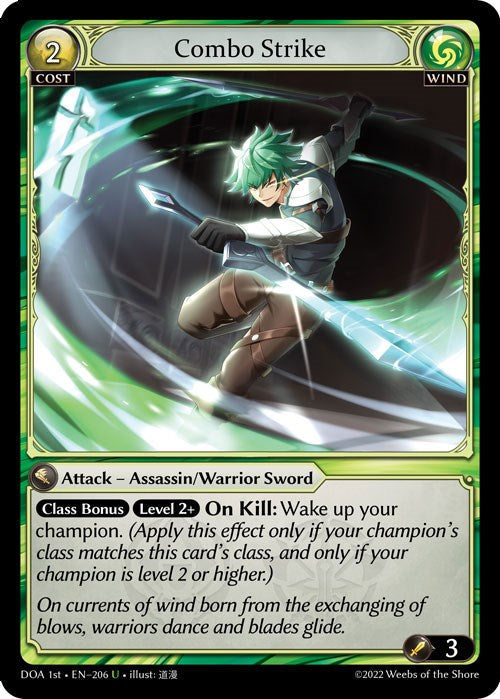 Combo Strike (206) [Dawn of Ashes: 1st Edition] Foil
