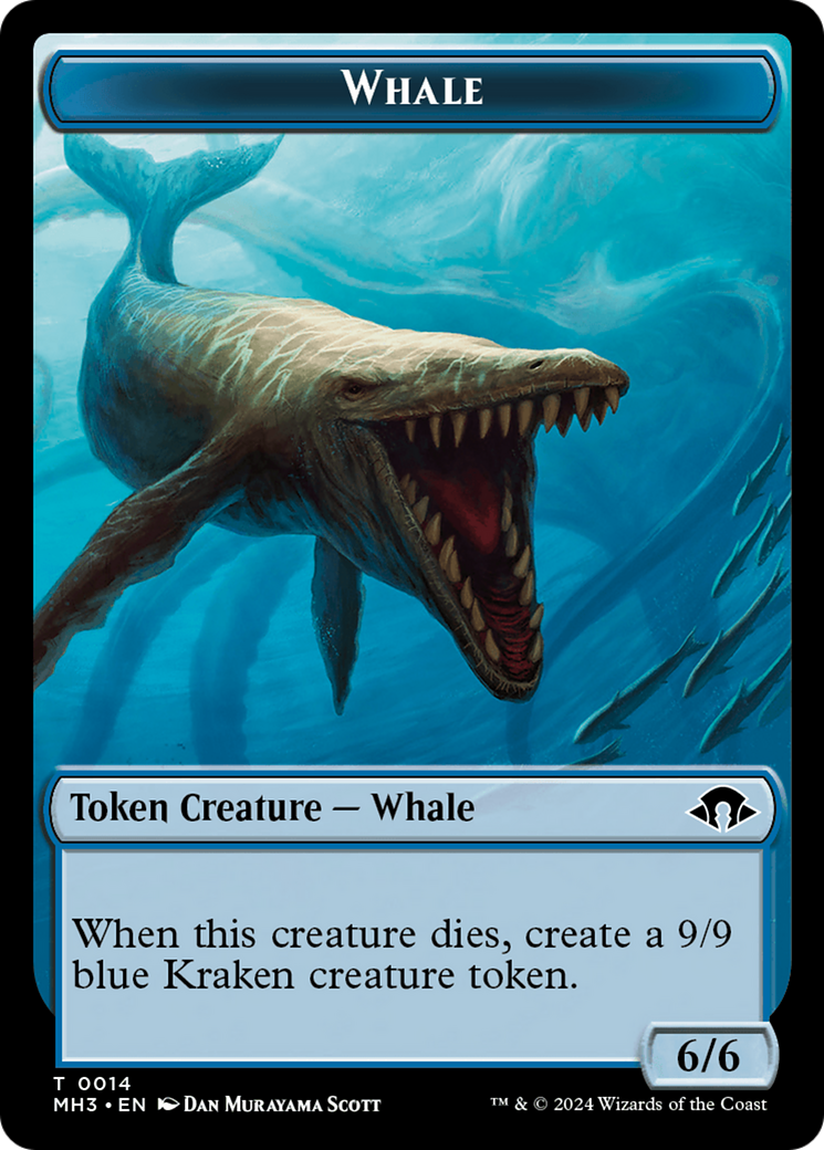 Whale // Energy Reserve Double-Sided Token [Modern Horizons 3 Tokens] | Silver Goblin