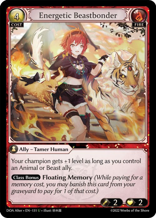 Energetic Beastbonder (131) [Dawn of Ashes: Alter Edition] Foil