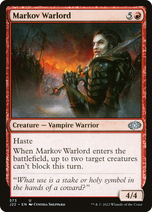 Markov Warlord [Jumpstart 2022]