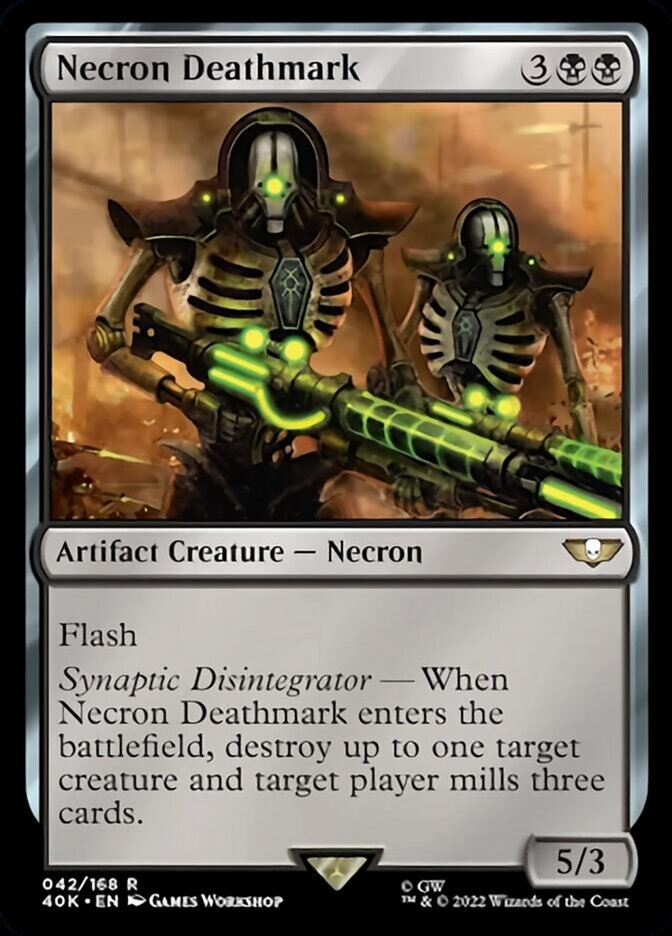 Necron Deathmark (Surge Foil) [Warhammer 40,000] | Silver Goblin