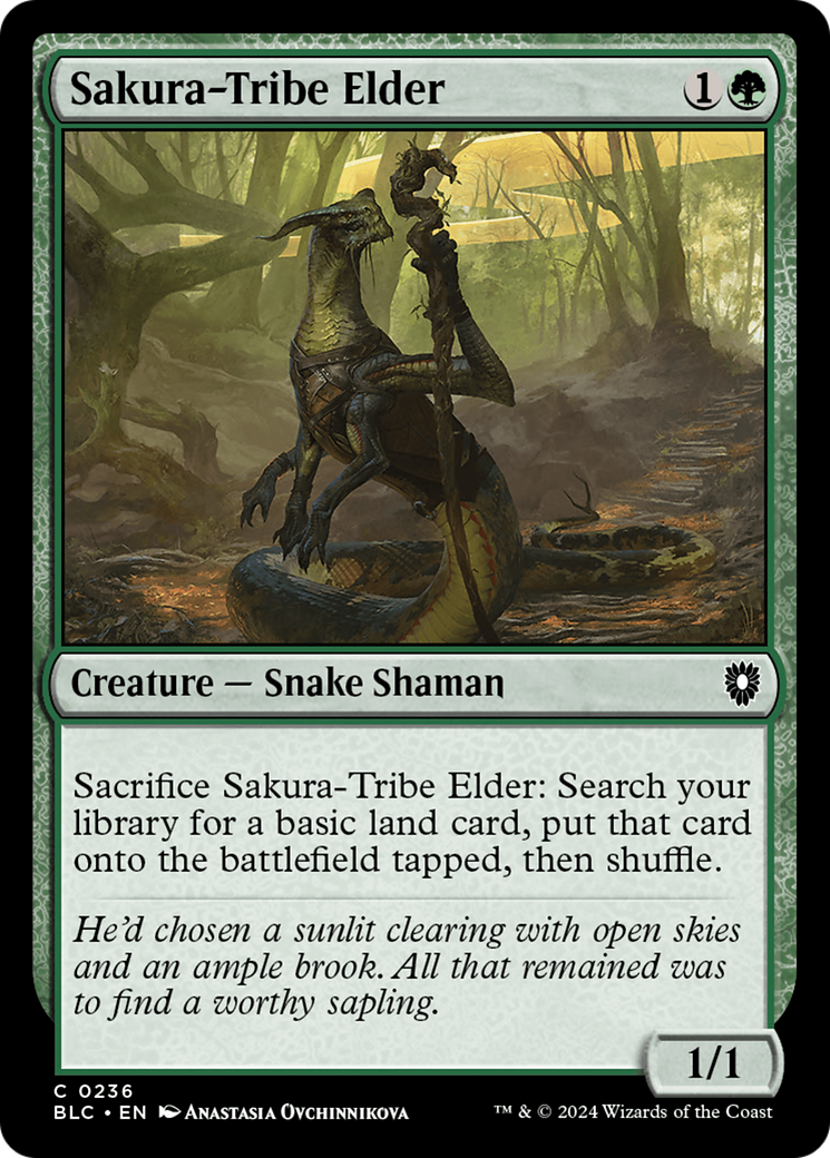 Sakura-Tribe Elder [Bloomburrow Commander] | Silver Goblin